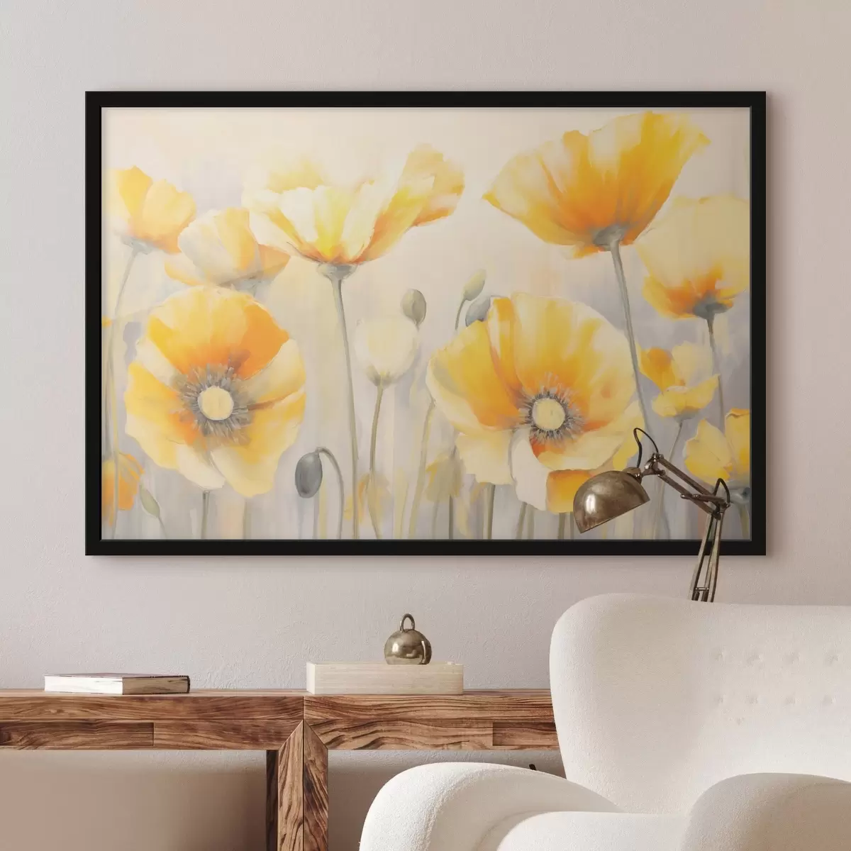 Plakatas Geltonos aguonos f43024