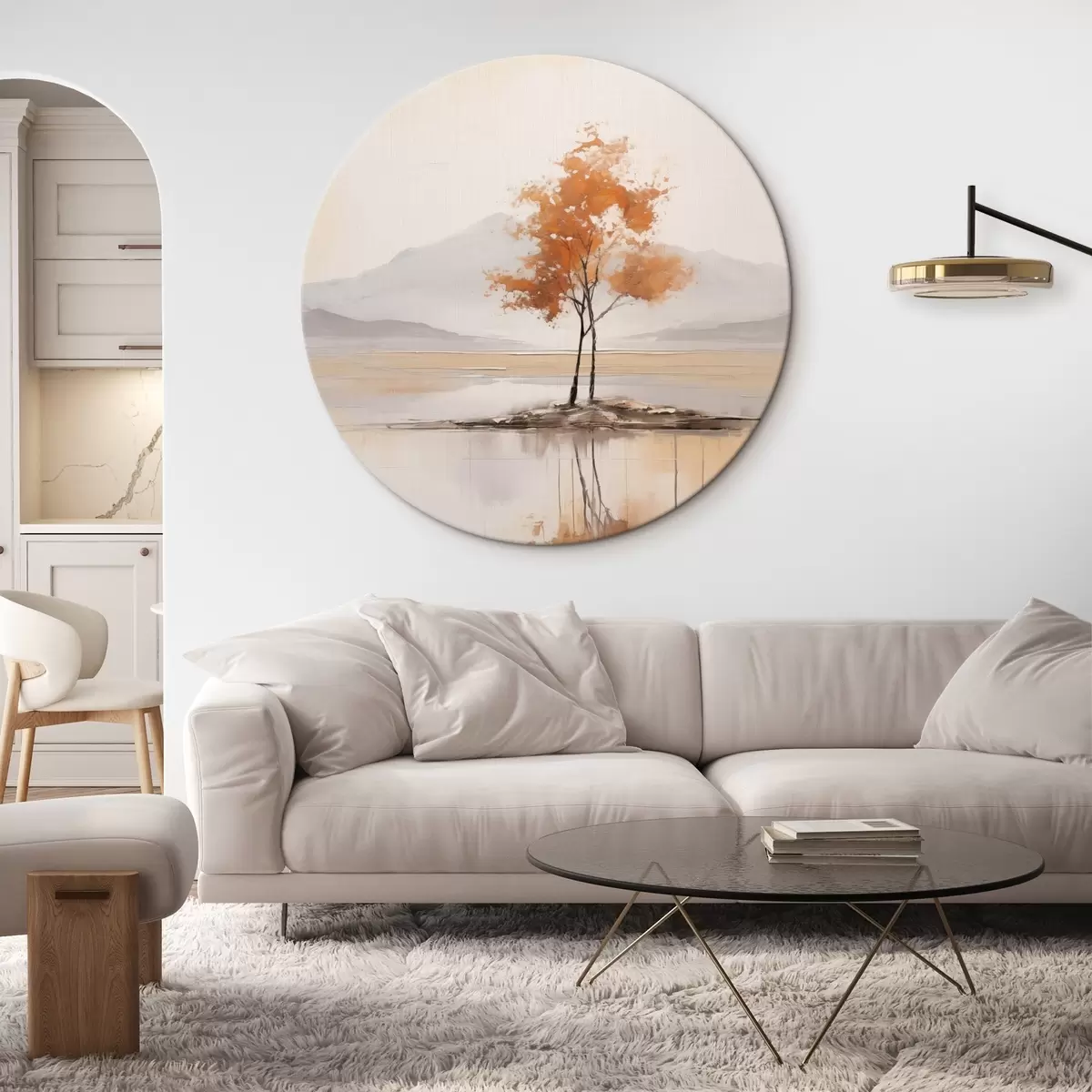 Apvalūs paveikslai Rudens sala r43147