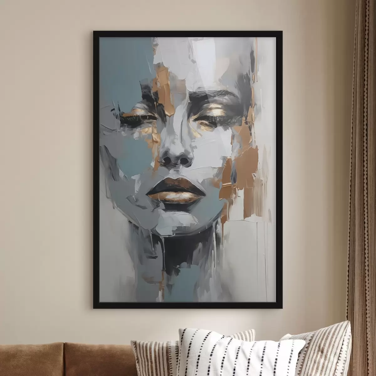Plakatas Abstraktus portretas f43197