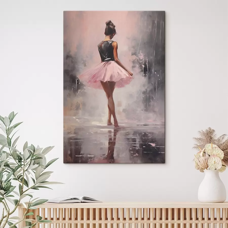 Paveikslėlis Mergaitė su rožiniu sijonu s43204