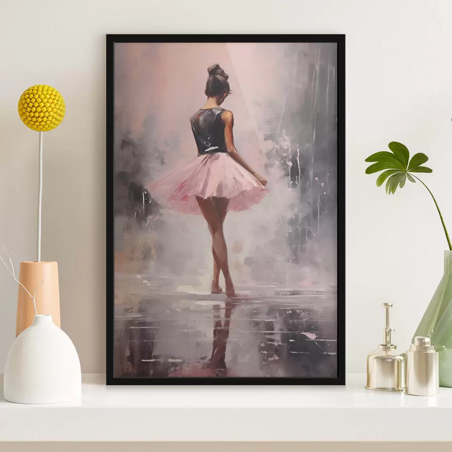 Fototapetai Mergaitė su rožiniu sijonu f43204