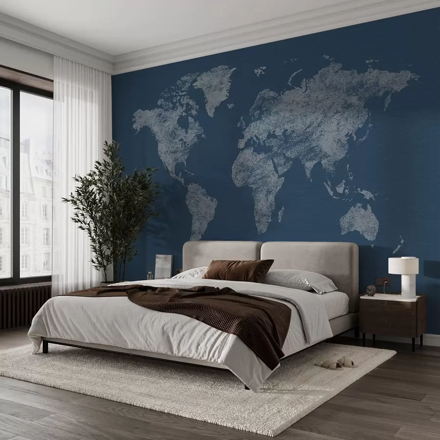 Fototapetai Pasaulio tekstūrų žemėlapis w03312v1