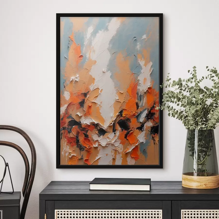 Fototapetai Abstraktaus stiliaus tapyba aliejiniais dažais f43088