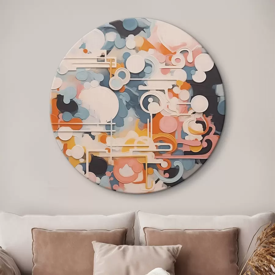 Paveikslėlis Abstrakcija, tapybos imitacija r43227