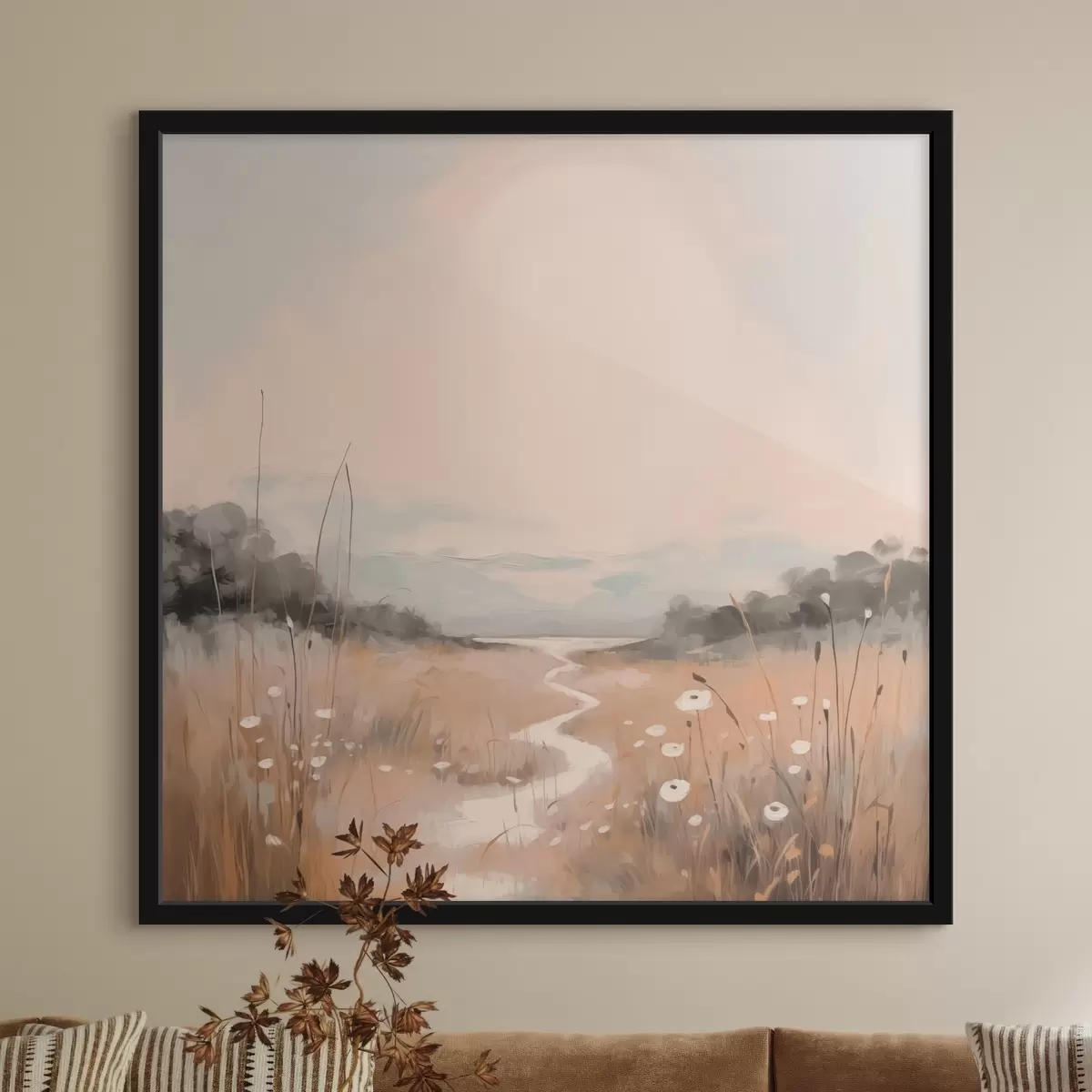 Plakatas Lauko kraštovaizdžio tapybos imitacija f43224