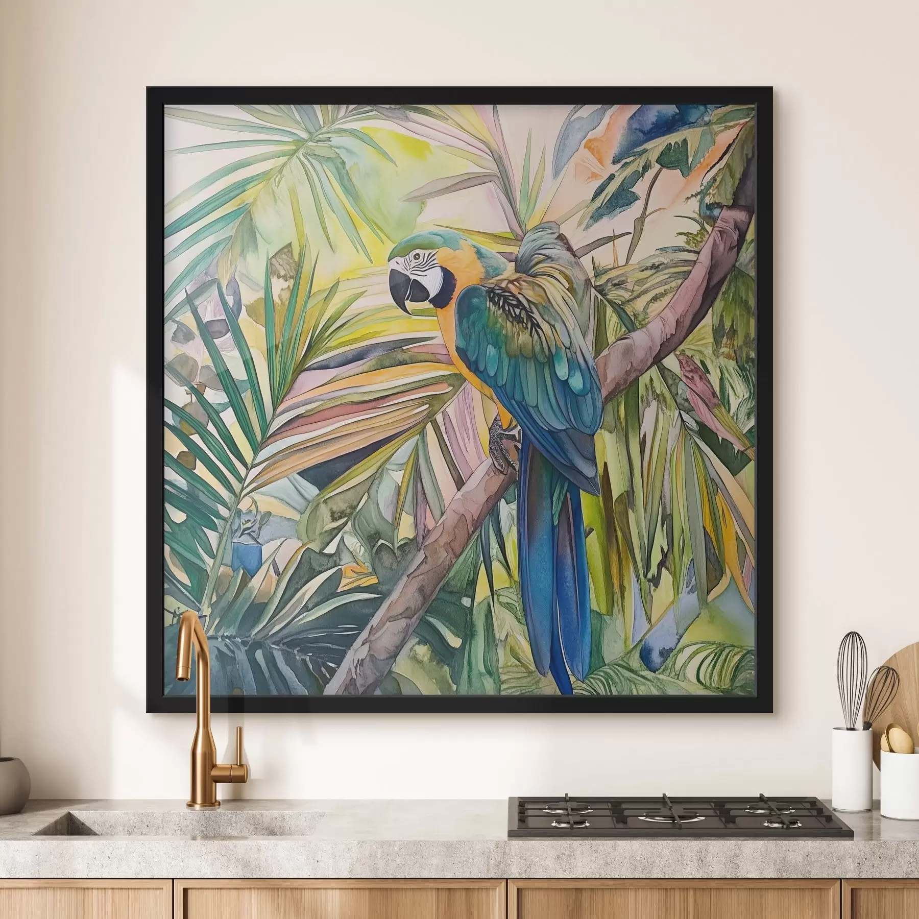 Paveikslėlis Papūga ant medžio f43306