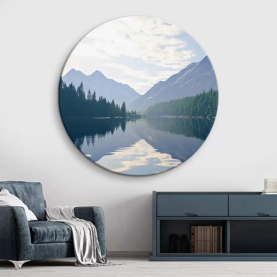 Paveikslėlis Ežeras netoli kalnų r43288