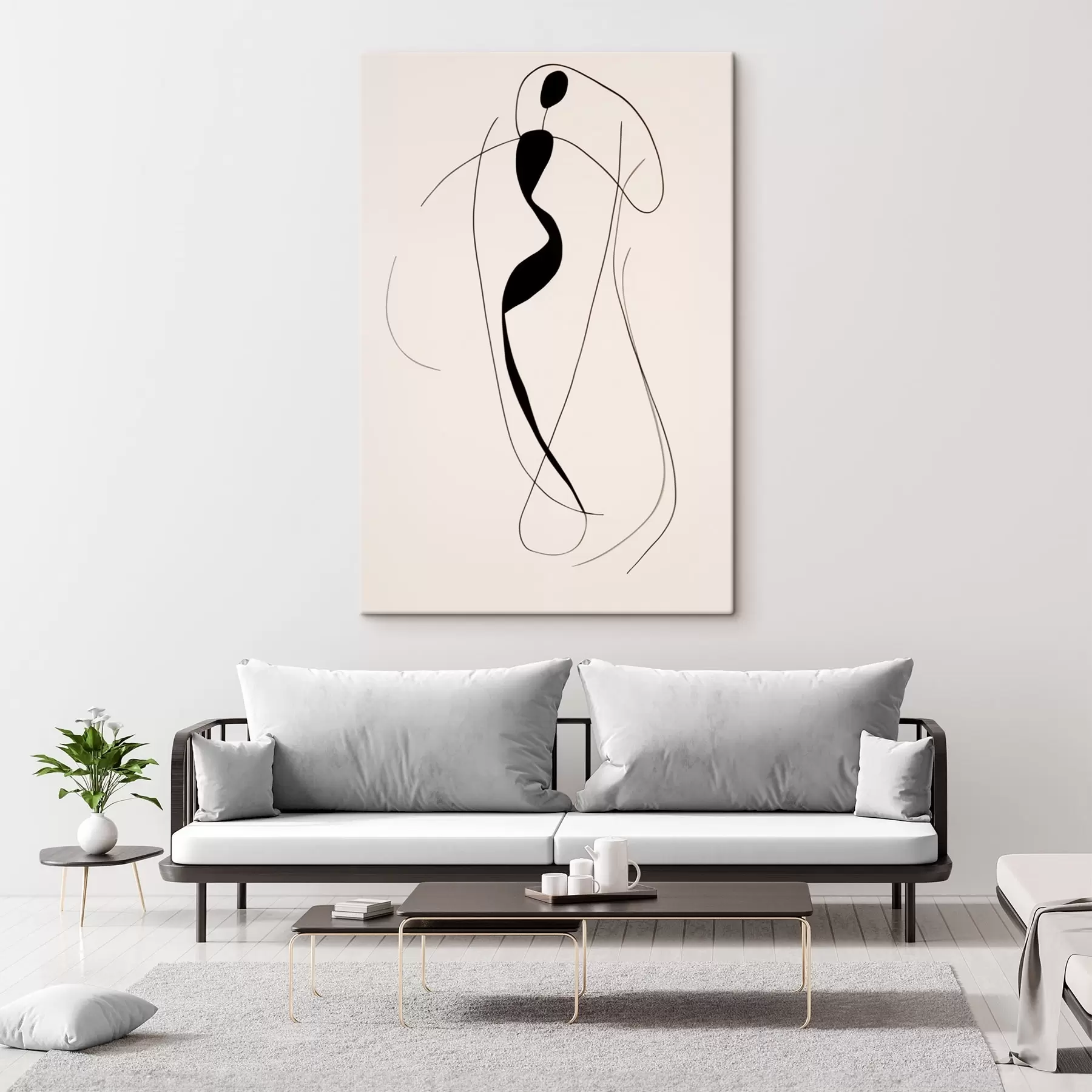 Paveikslėlis Minimalistinis abstraktus siluetas s43274