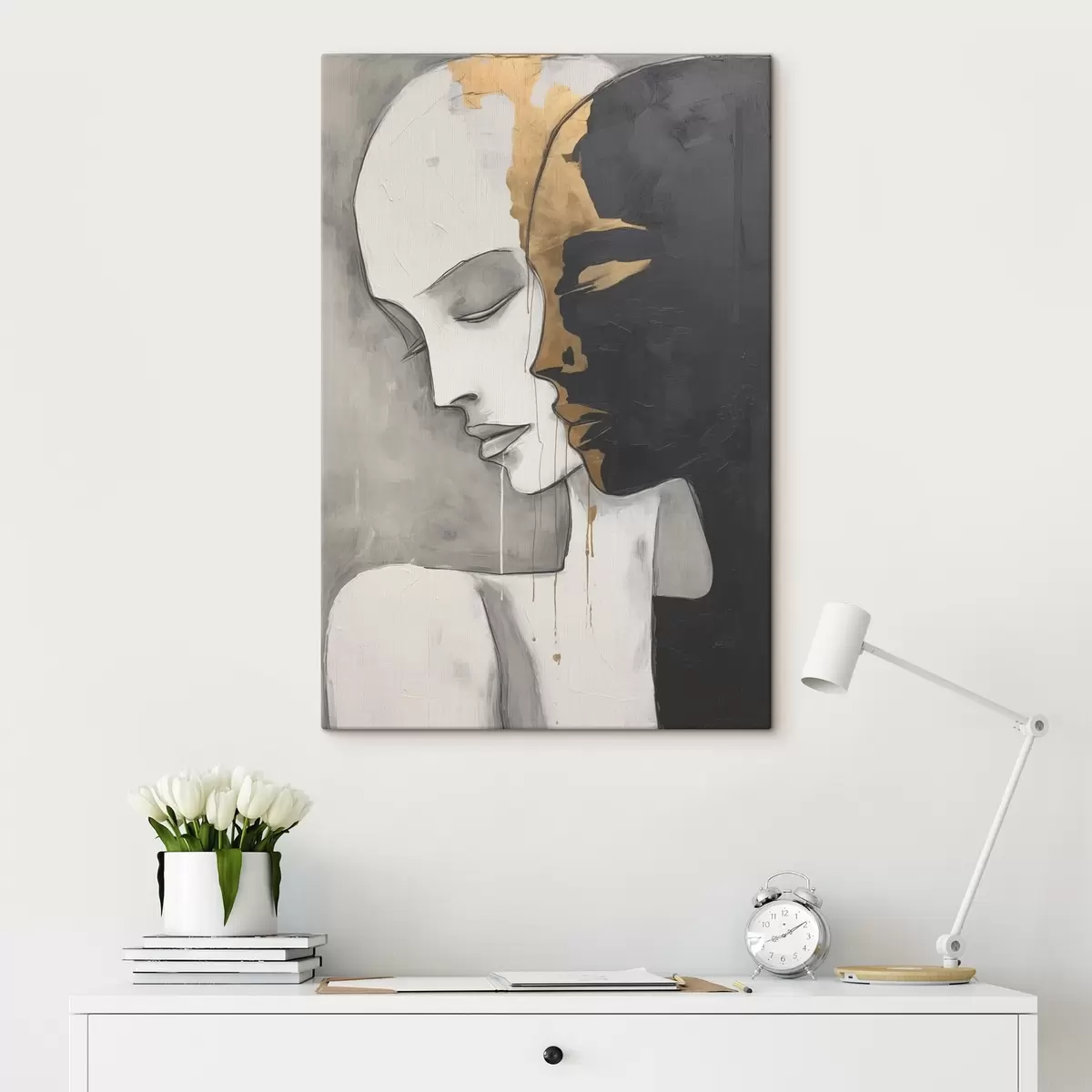 Paveikslėlis Kontrastingi siluetai su abstrakčiais akcentais s43280