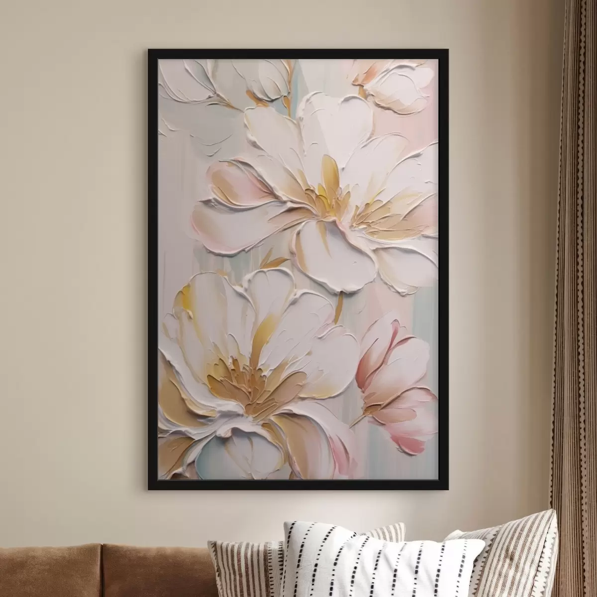 Plakatas Tūrinės pastelinės gėlės f43277
