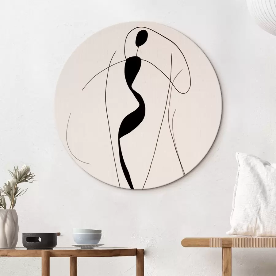 Paveikslėlis Minimalistinis abstraktus siluetas r43274