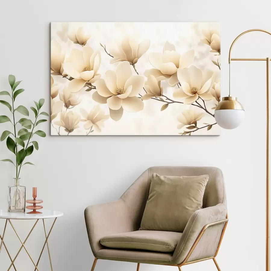 Fototapetai Baltosios magnolijos šaka s43311