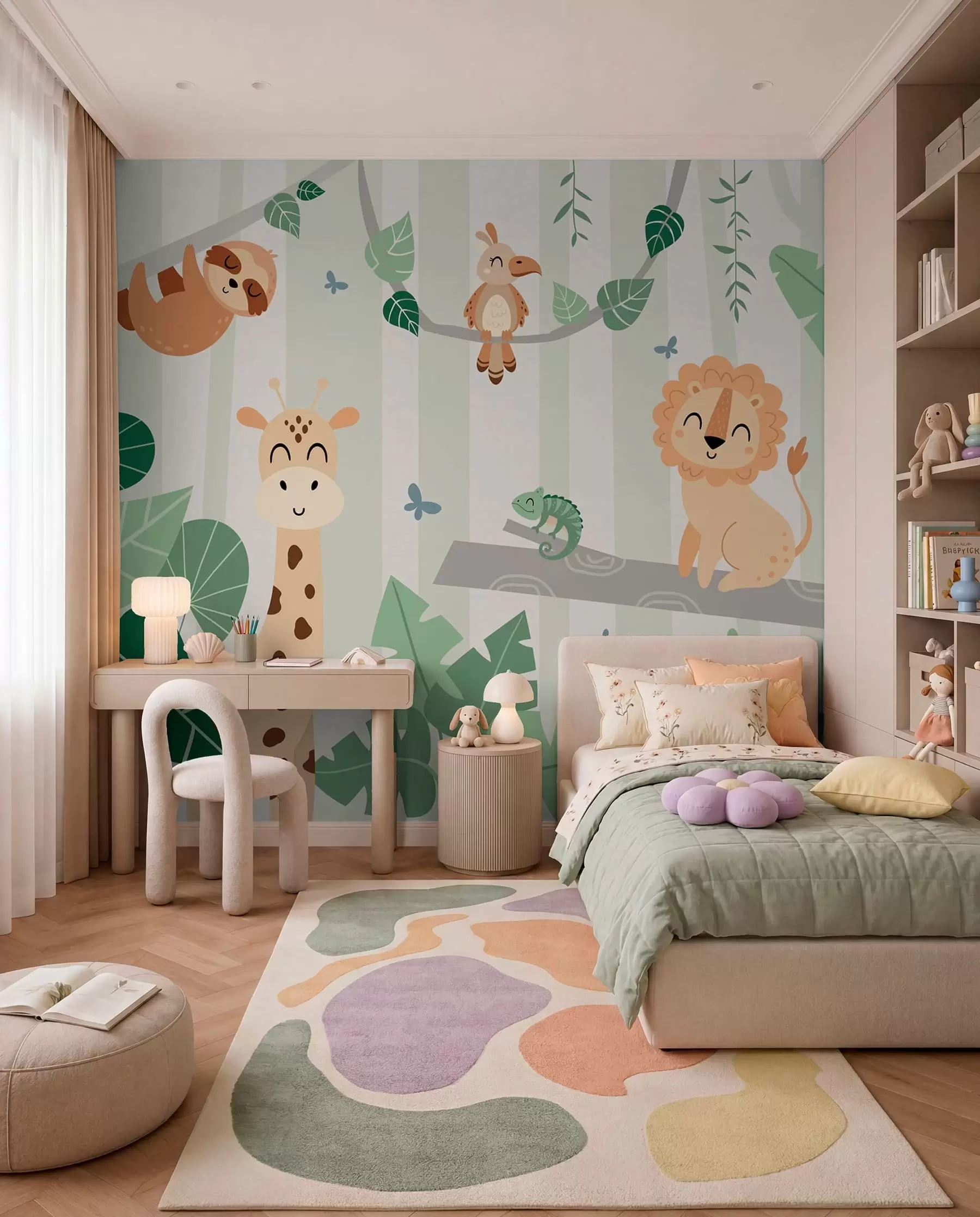 Fototapetai Safario draugai medžiuose w03376v1