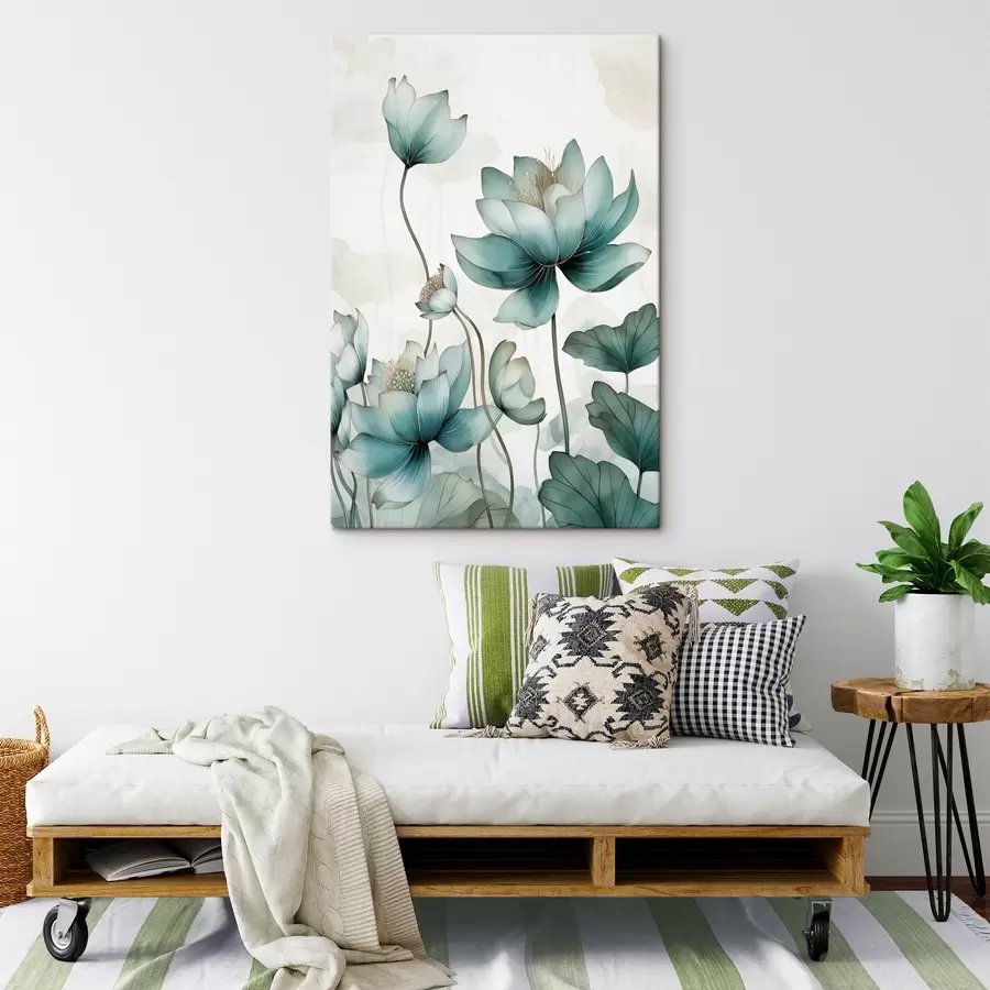 Paveikslėlis Akvarelės kompozicija, lotosai s43339