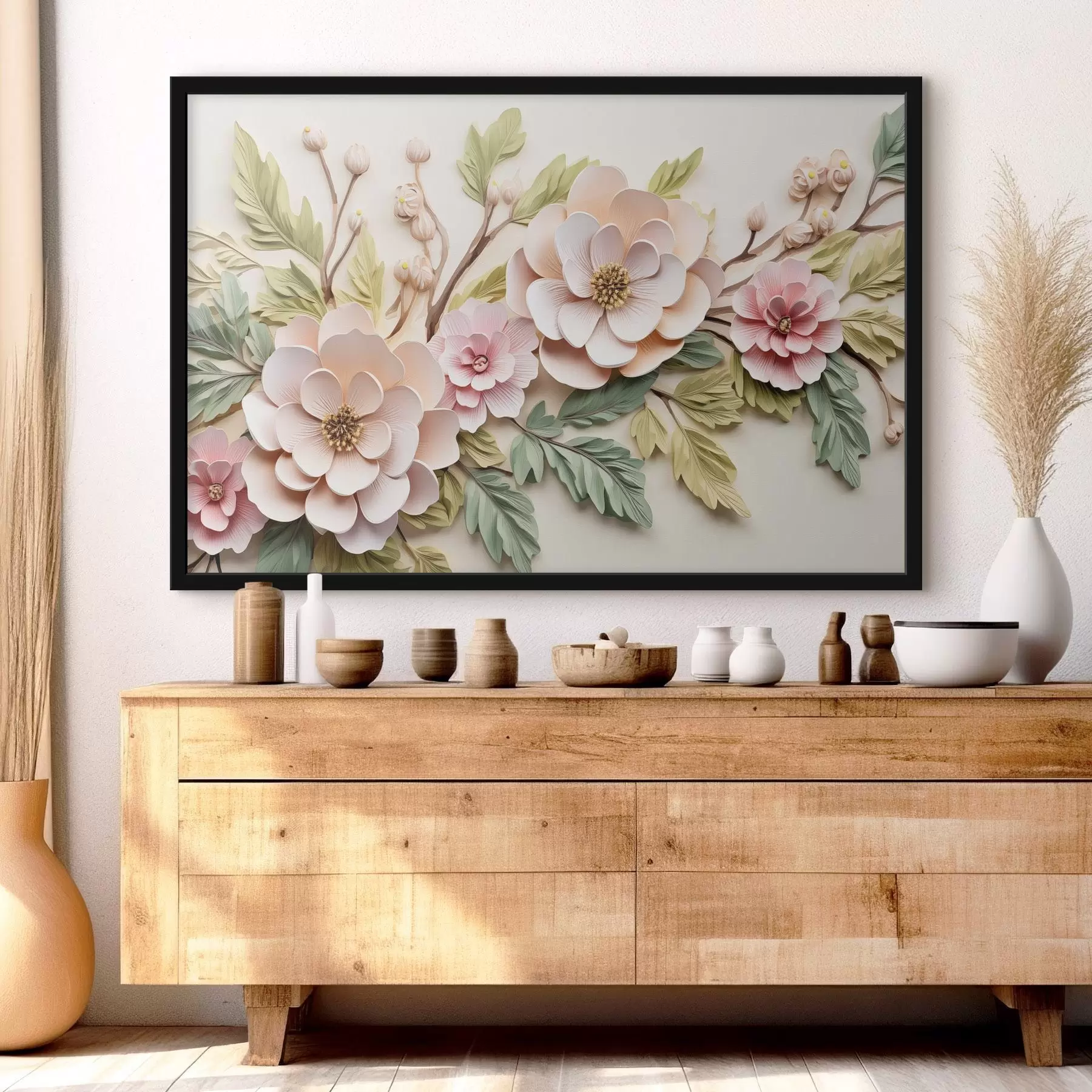 Paveikslėlis Didelės gėlių šakos, liejimo imitacija f43333