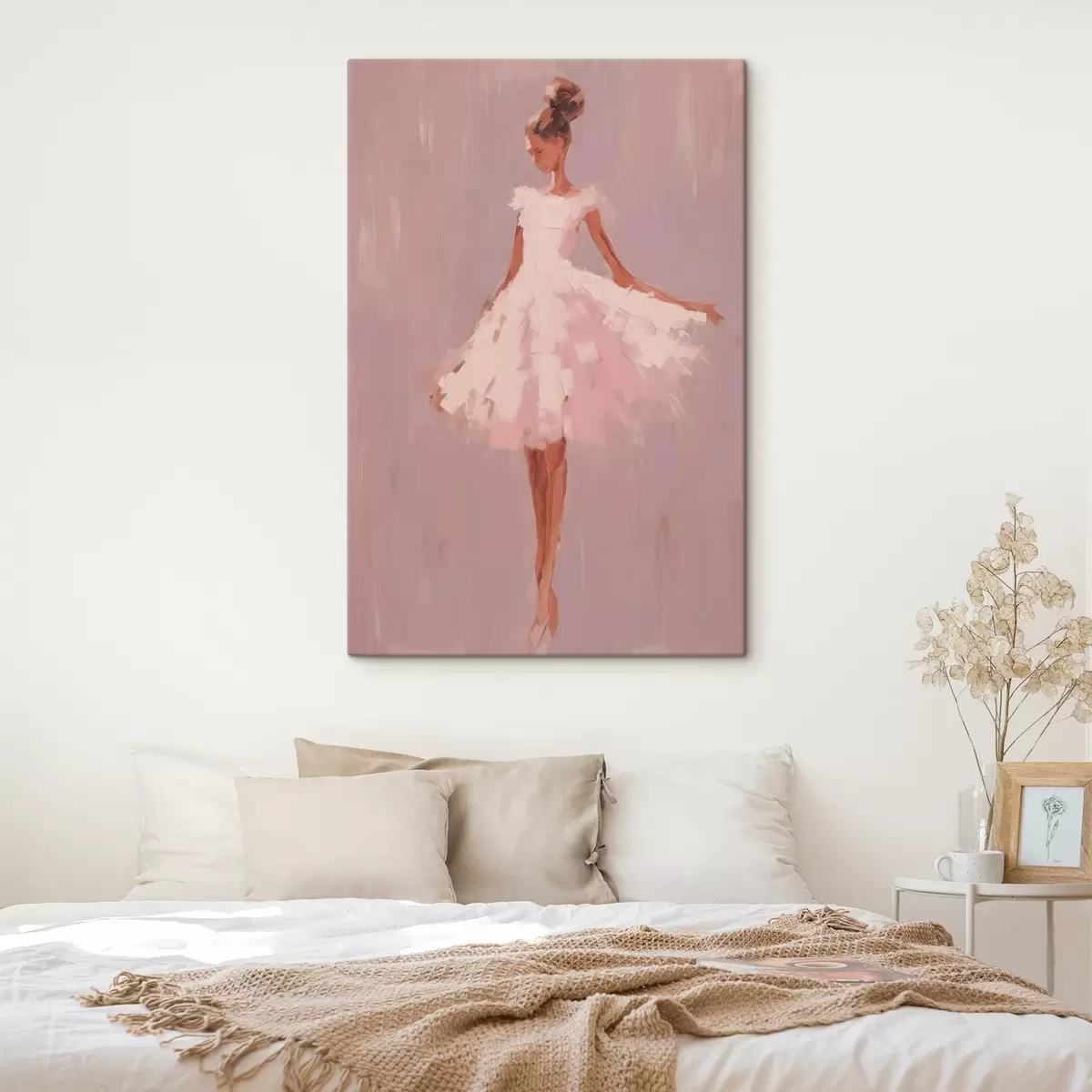 Paveikslėlis Balerina abstrakti imitacinė tapyba s43342