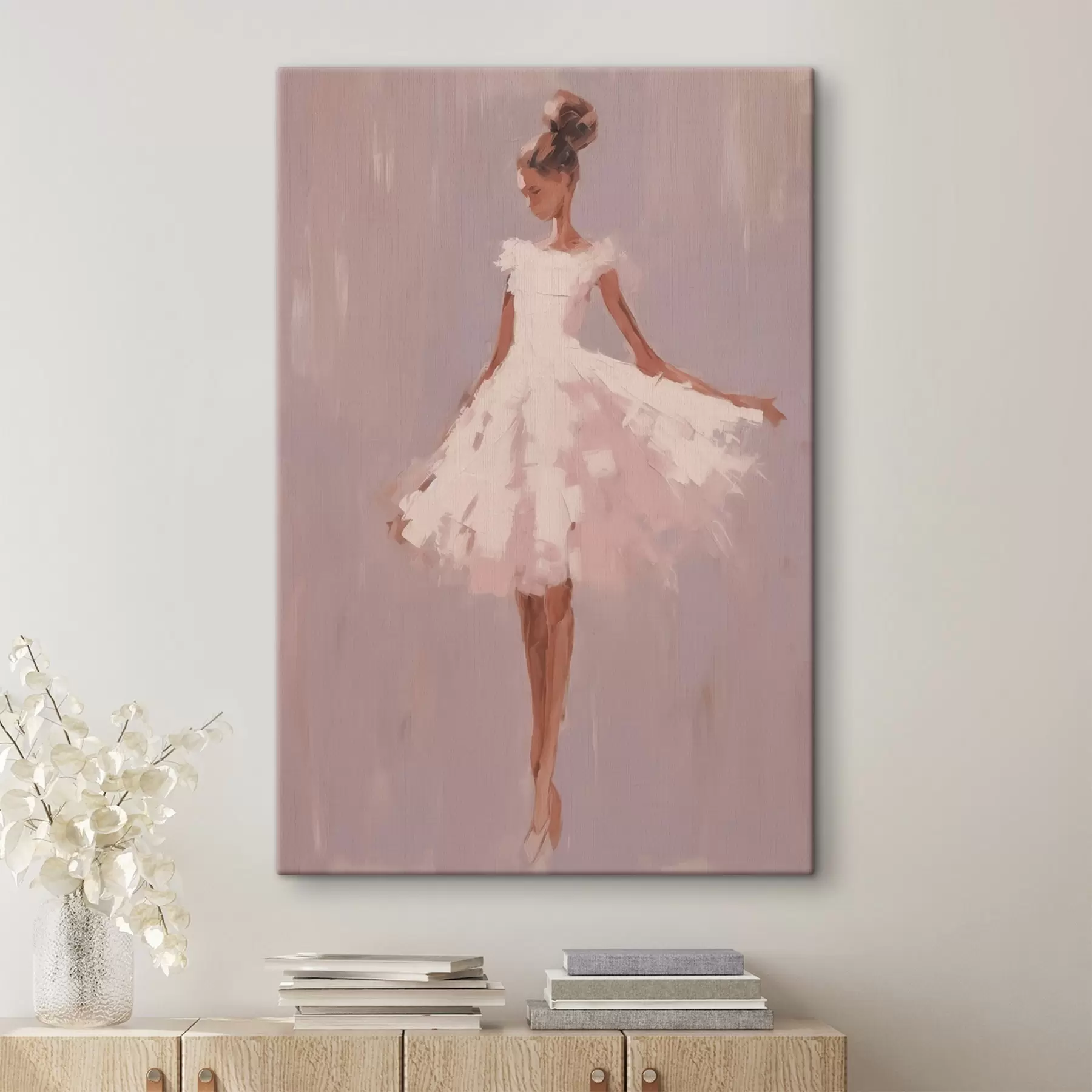 Fototapetai Balerina abstrakti imitacinė tapyba s43342