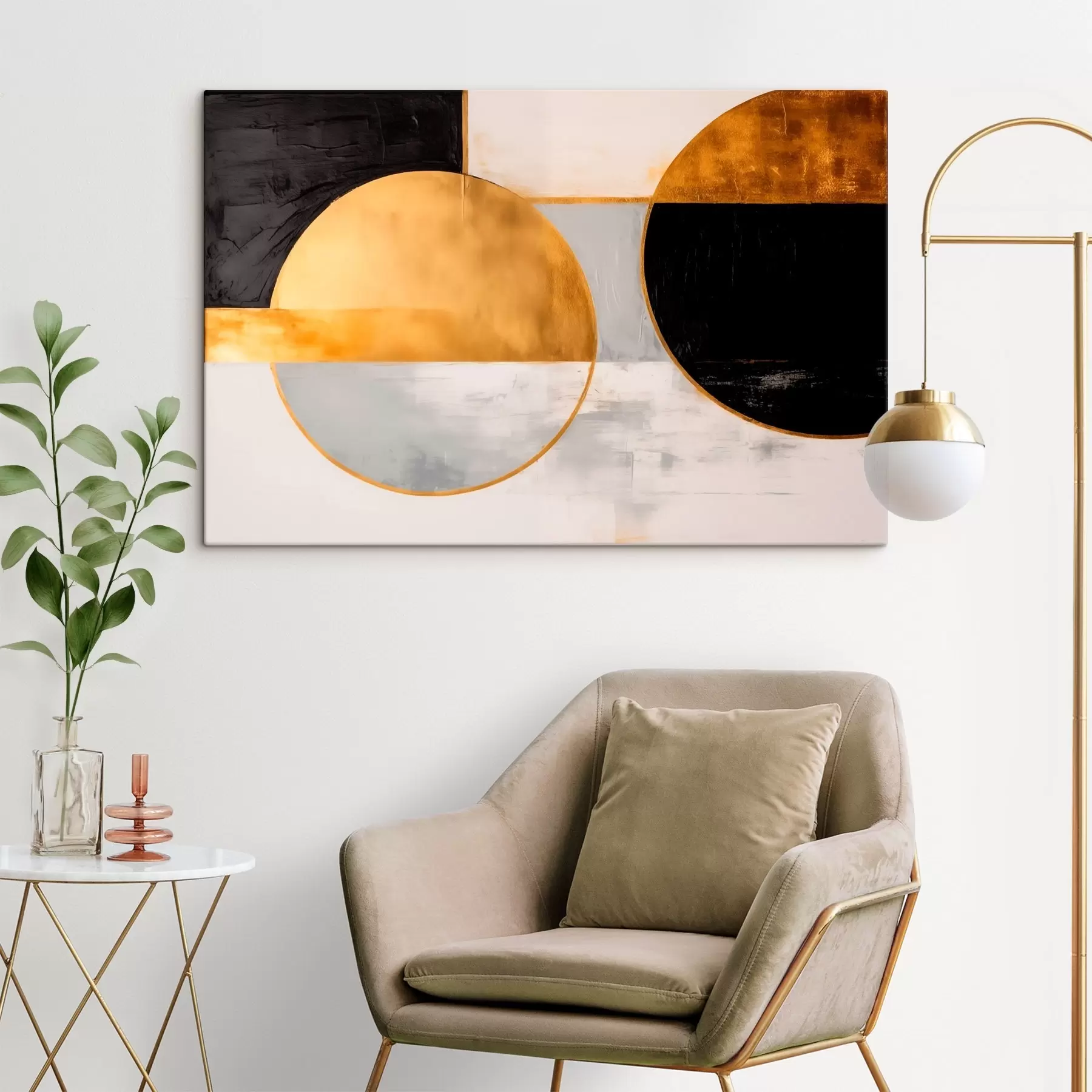 Fototapetai Minimalistinio stiliaus geometrinė kompozicija s43420