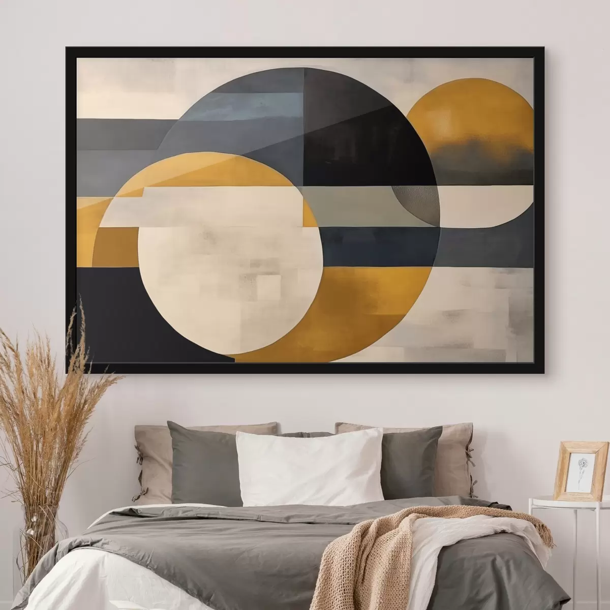 Plakatas Minimalistinio stiliaus geometrinė kompozicija f43419