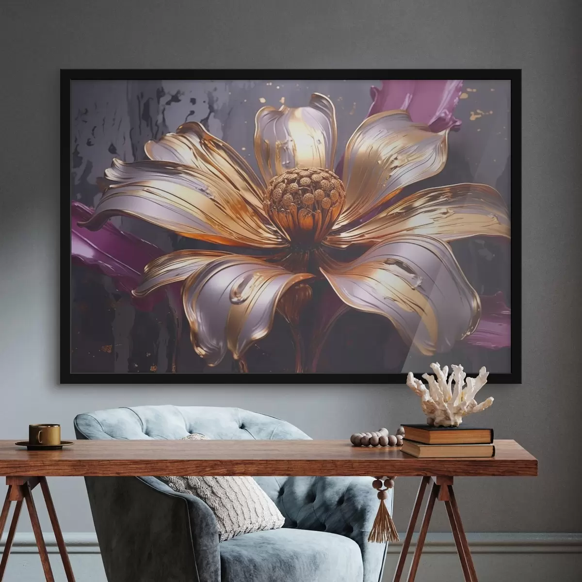 Plakatas Didelė gėlė f43425