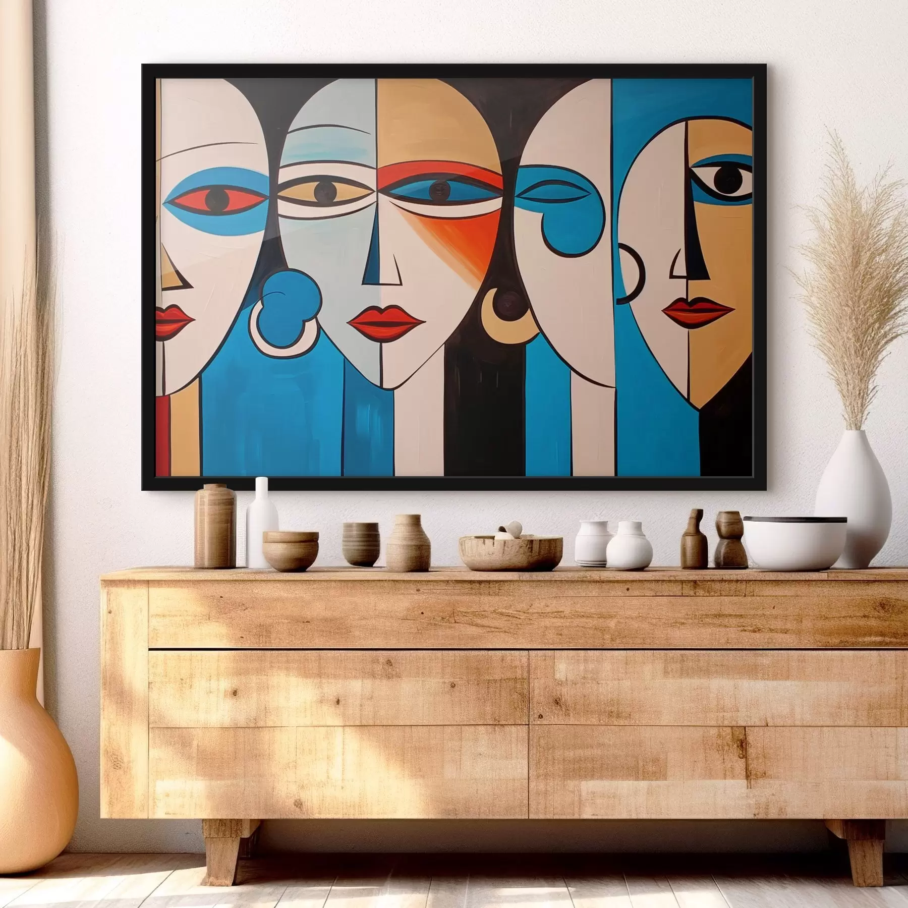 Paveikslėlis Kubistiniai moterų portretai f43427