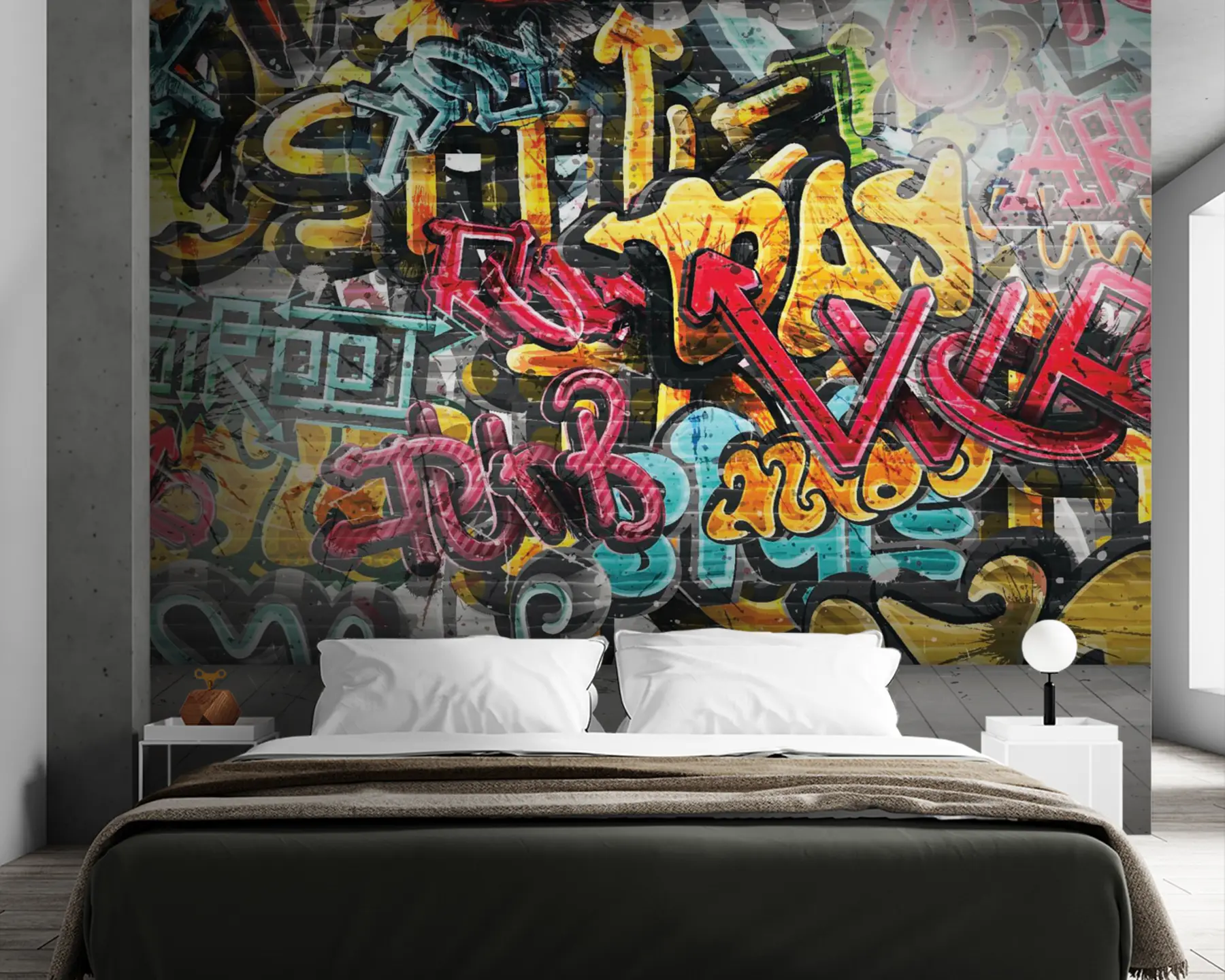 Fototapetai Meno dažai, dažai e graffiti u56045