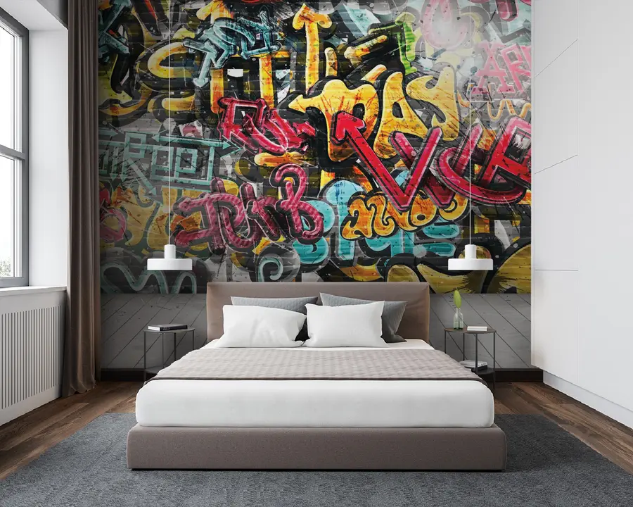 Fototapetai Meno dažai, dažai e graffiti u56045