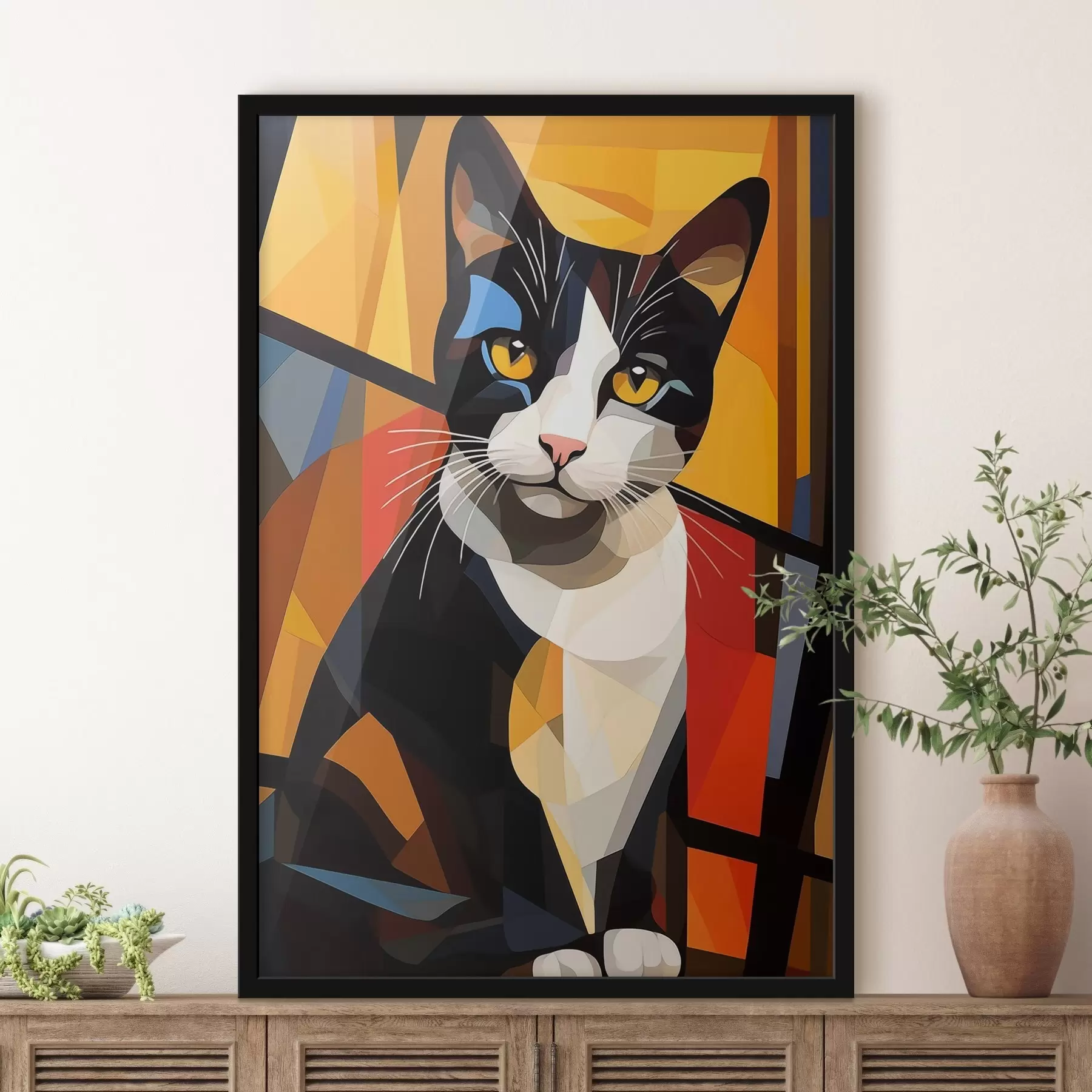 Fototapetai Geometriniai veidai f43528