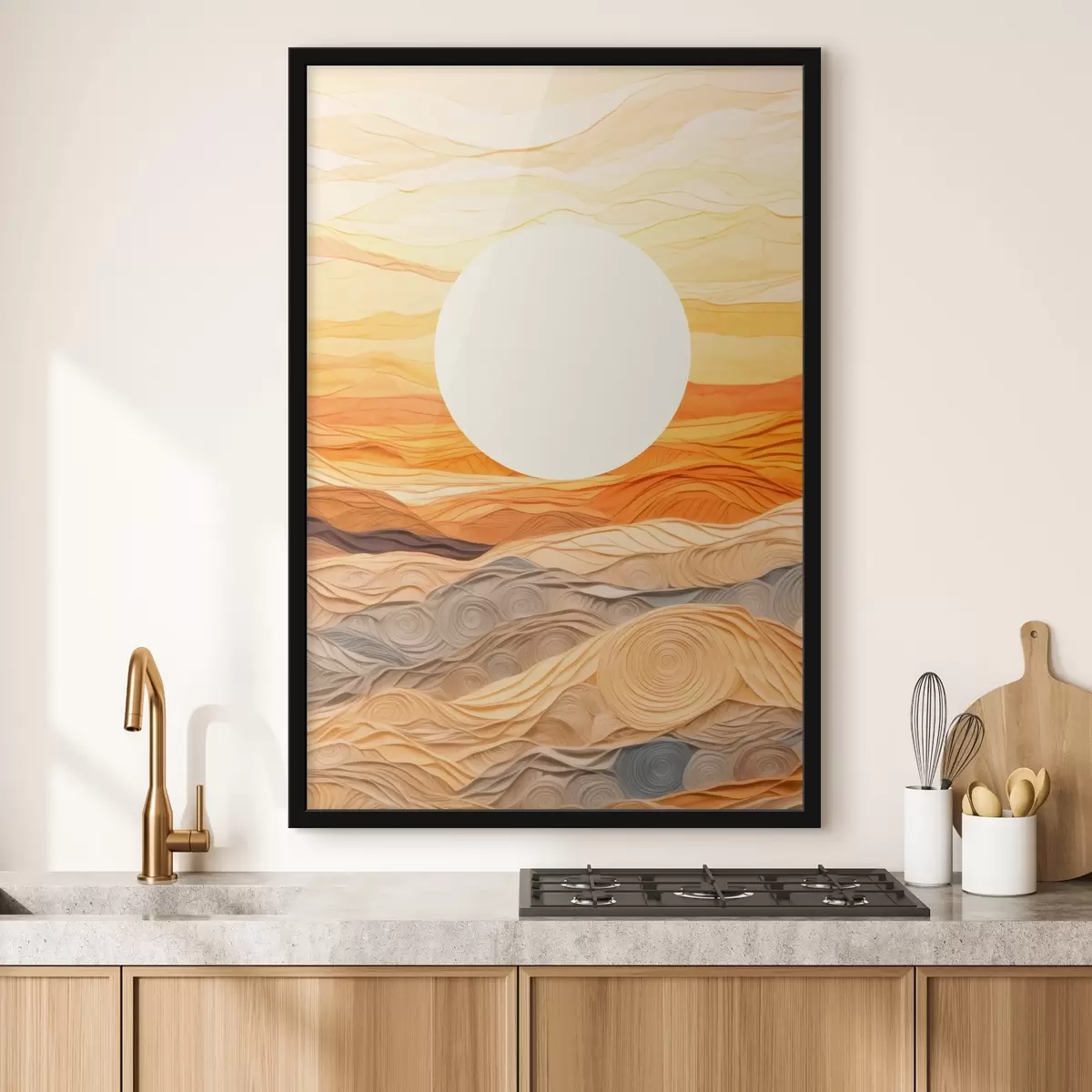 Plakatas Saulėlydžio bangos f43586