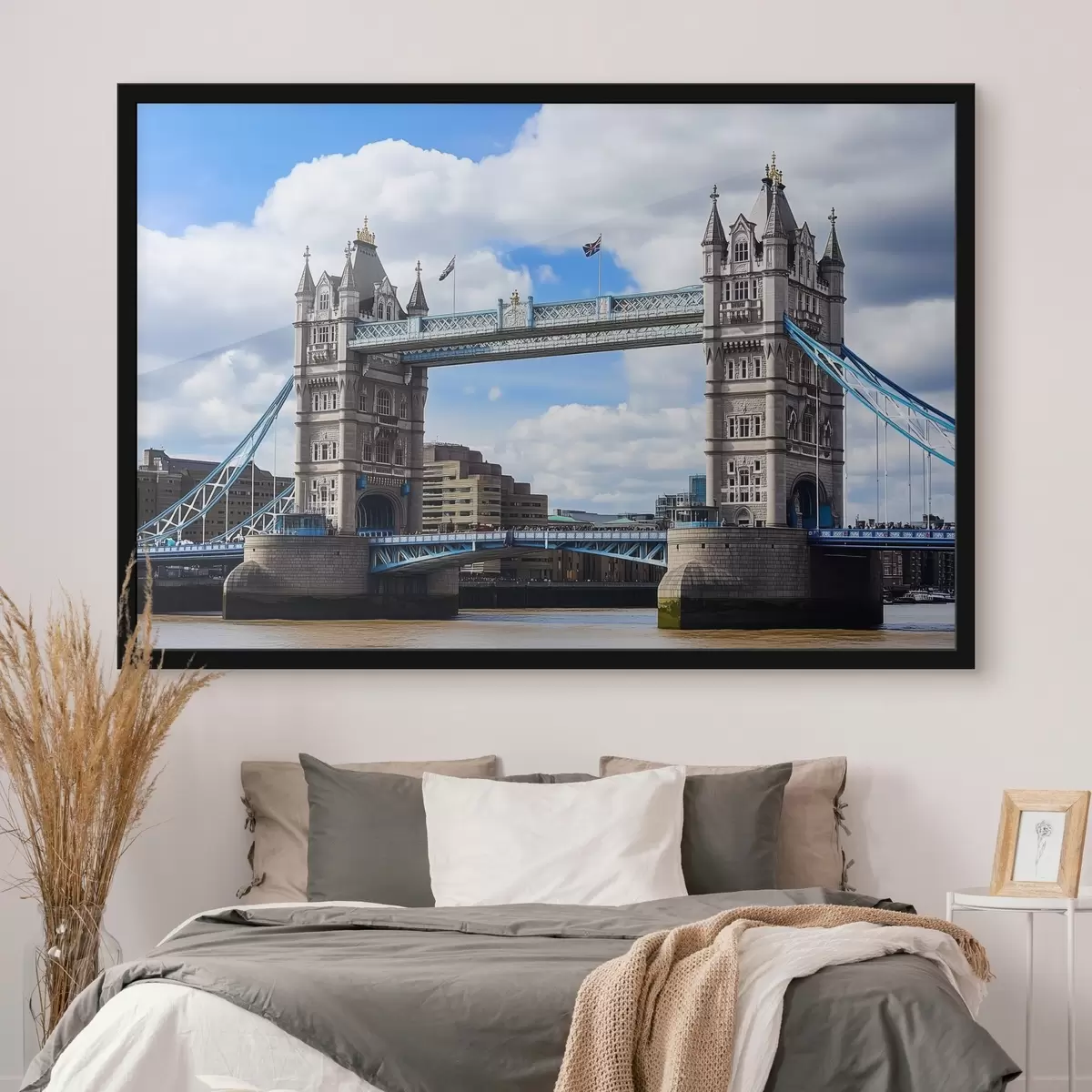 Plakatas Tiltas po mėlynu dangumi f43918