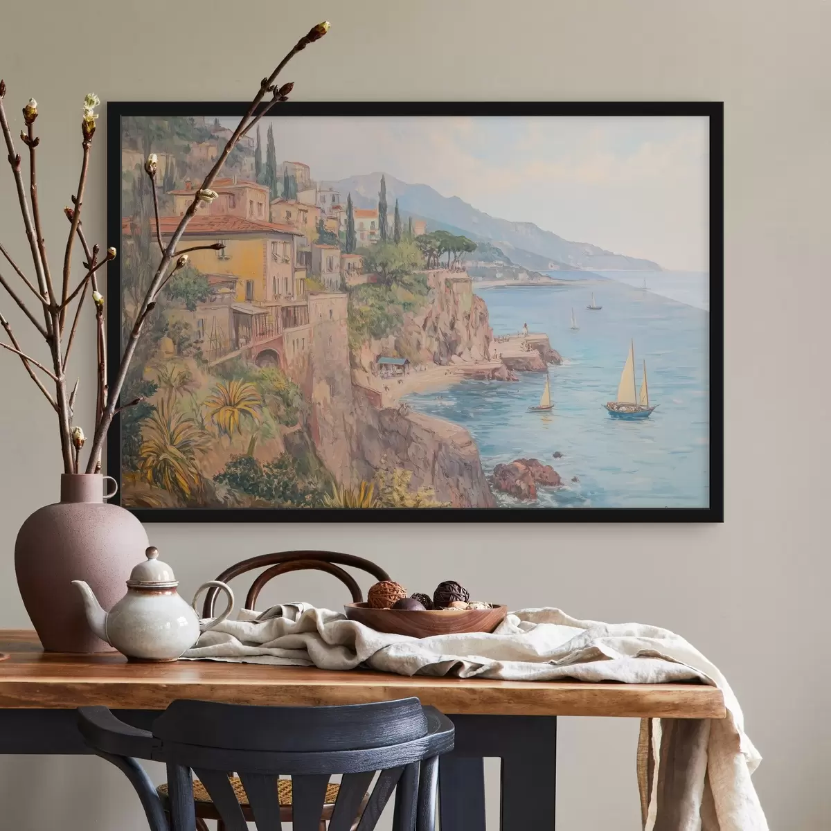 Plakatas Miestas prie jūros f43925