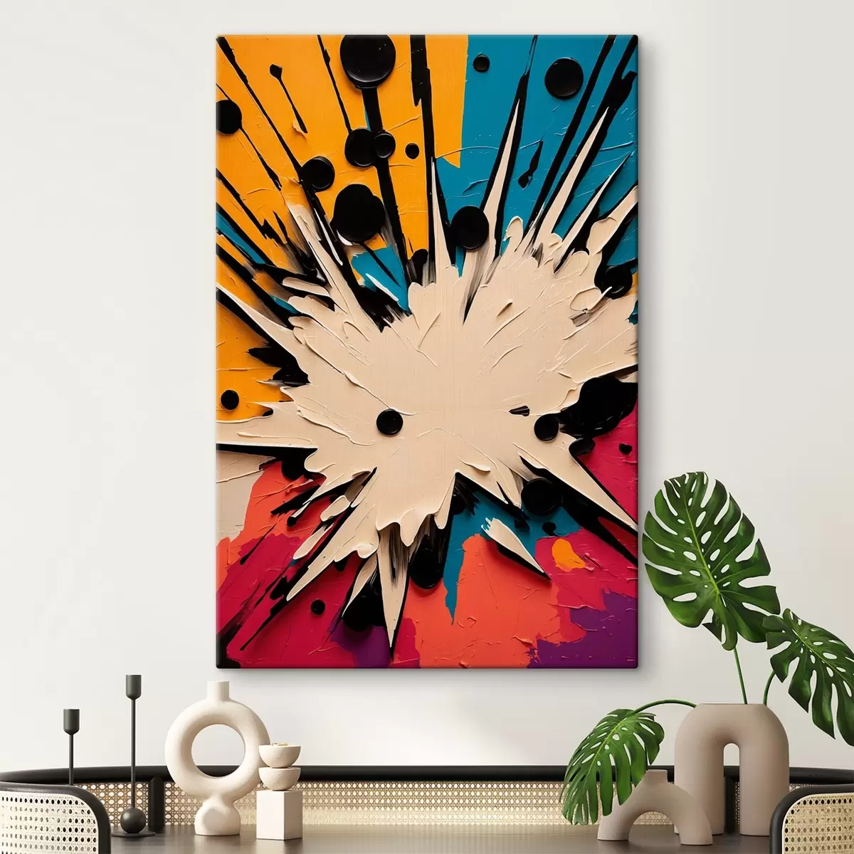 Paveikslėlis Sprogimas aliejinės tapybos stiliumi s43445