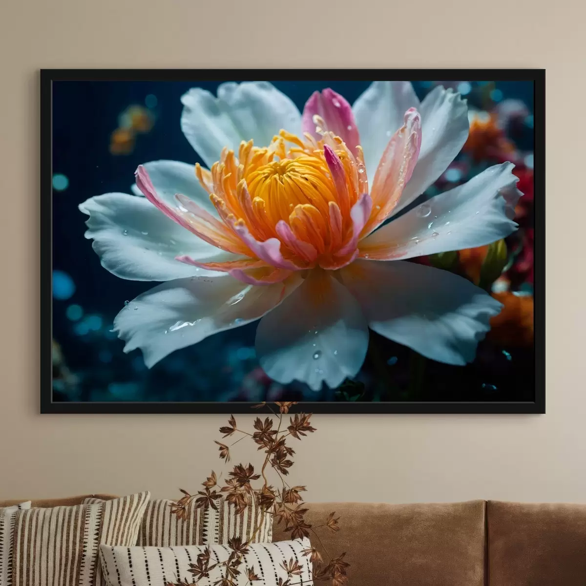 Plakatas Hiperrealistinė gėlė f43871