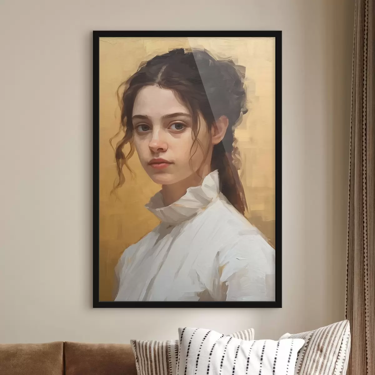 Plakatas Paslaptinga mergina f43253