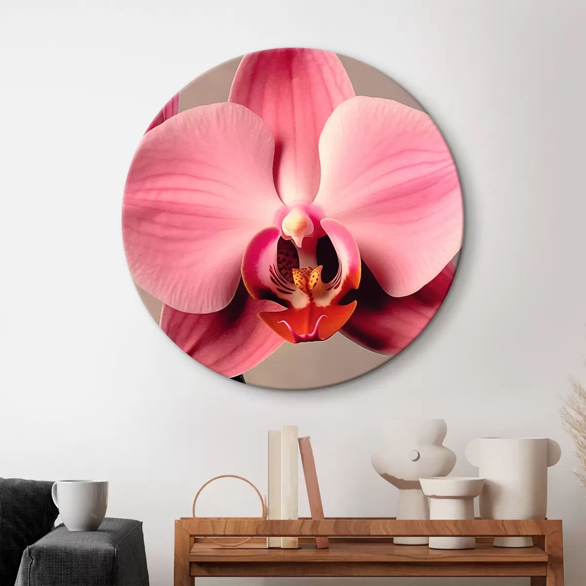 Apvalūs paveikslai Orchidėja r43245