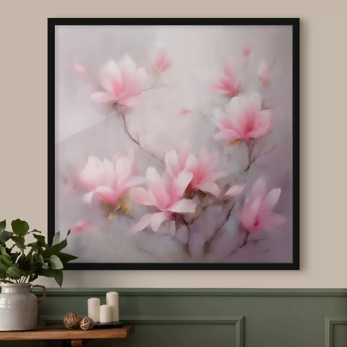 Plakatas Rožinė magnolija f43490