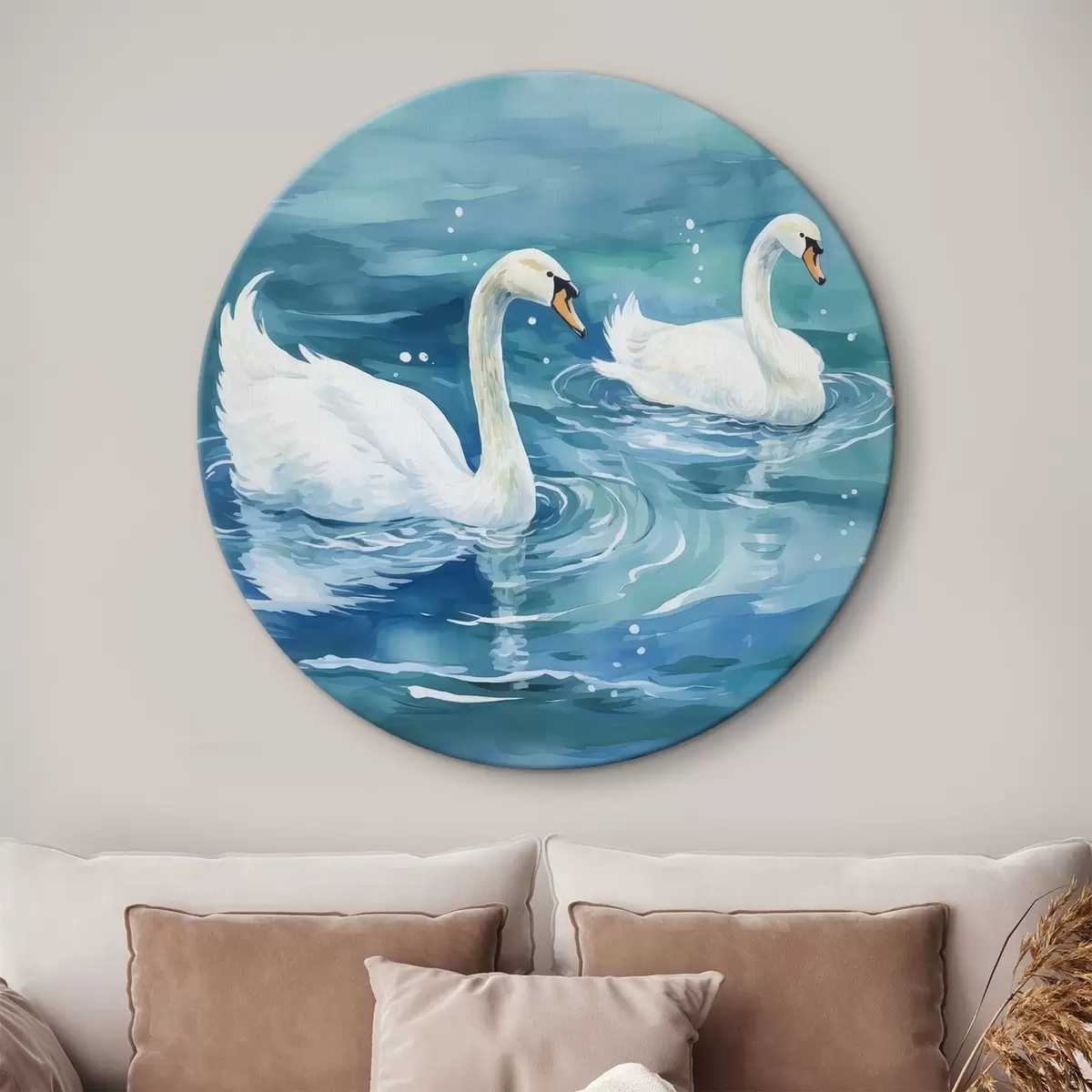 Apvalūs paveikslai Gulbės r43964