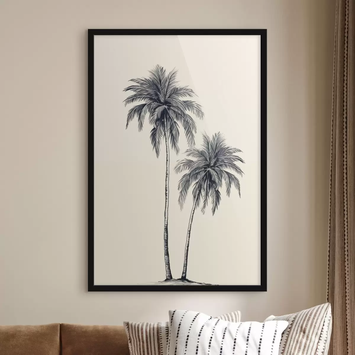 Plakatas Palmės minimalizmas f43956