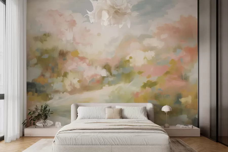 Fototapetai Abstraktus pavasario miškas w03707