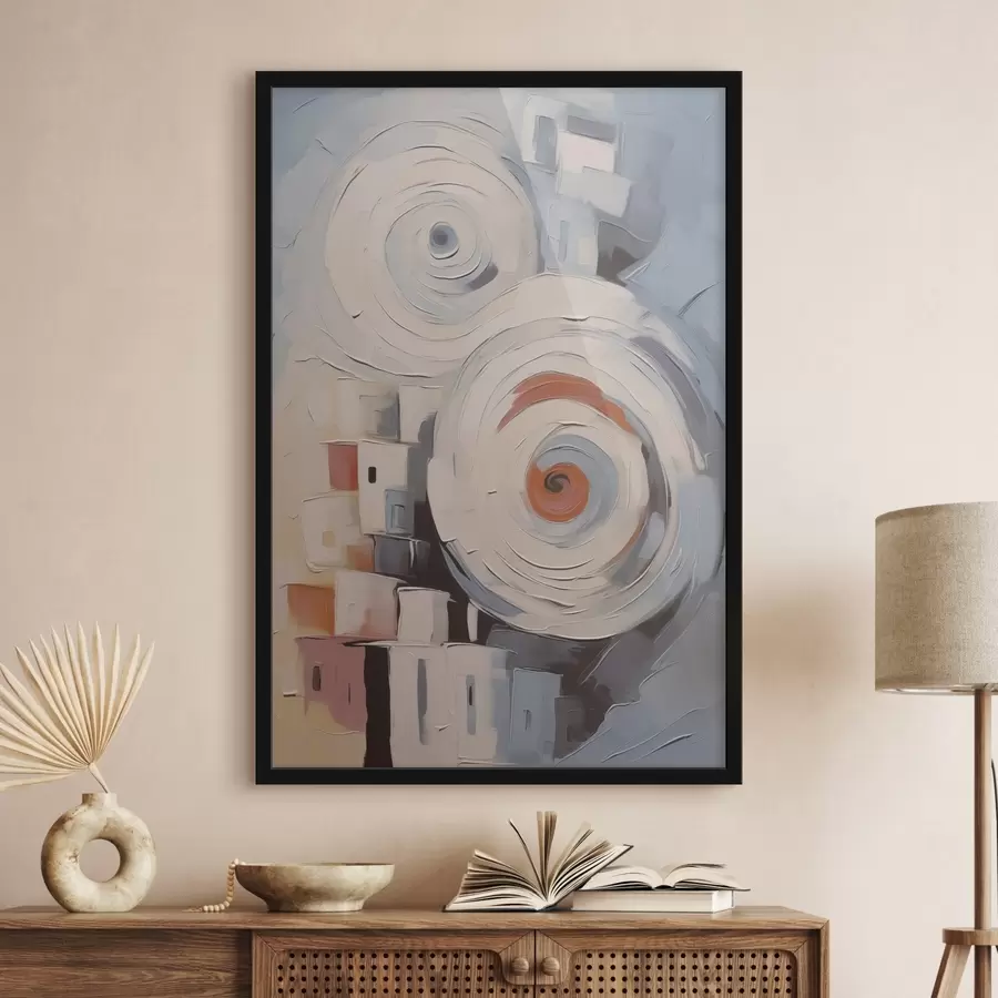 Fototapetai Abstraktūs miesto namai f44056