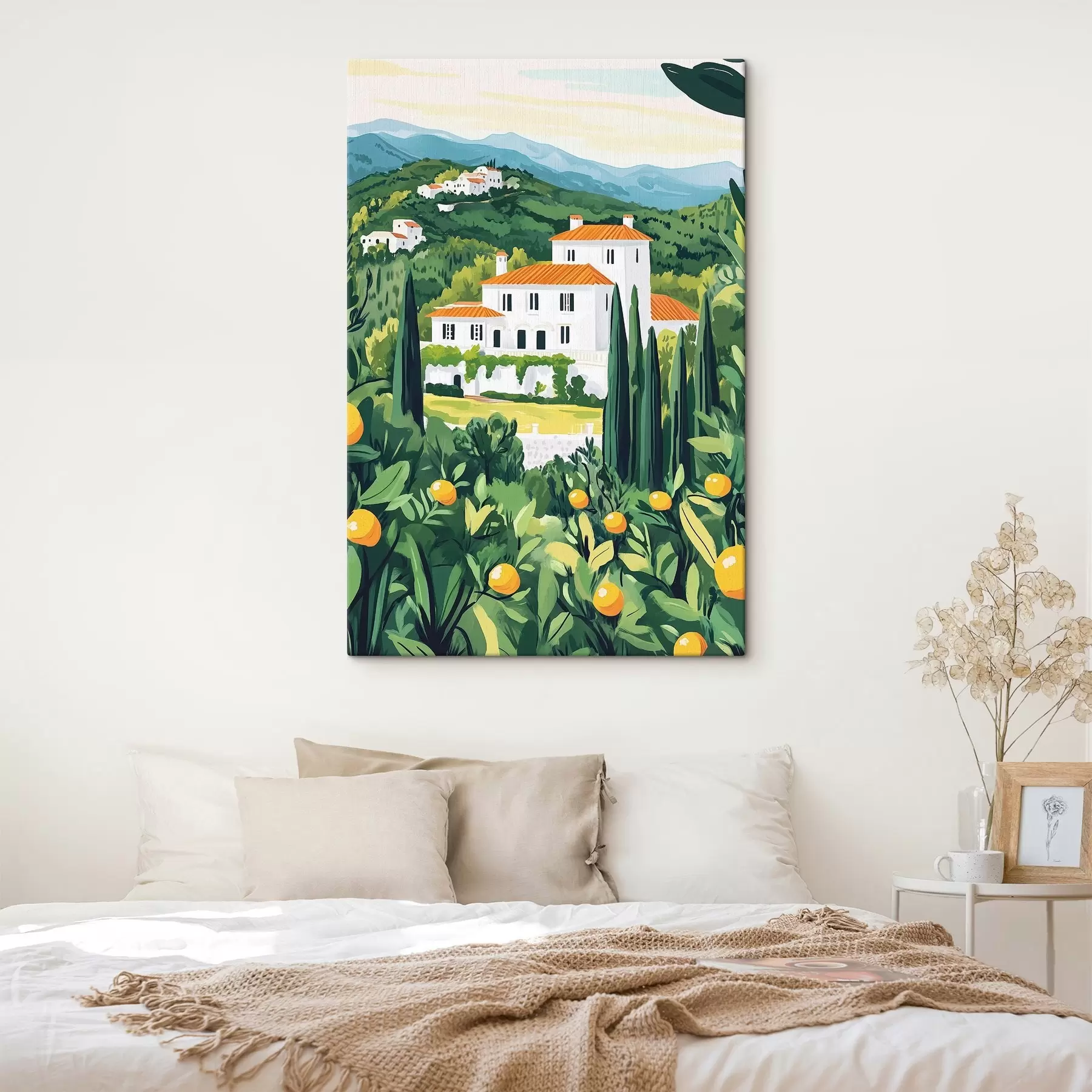 Paveikslėlis Vasaros gamta, Viduržemio jūra, citrinmedžiai, architektūra s44028
