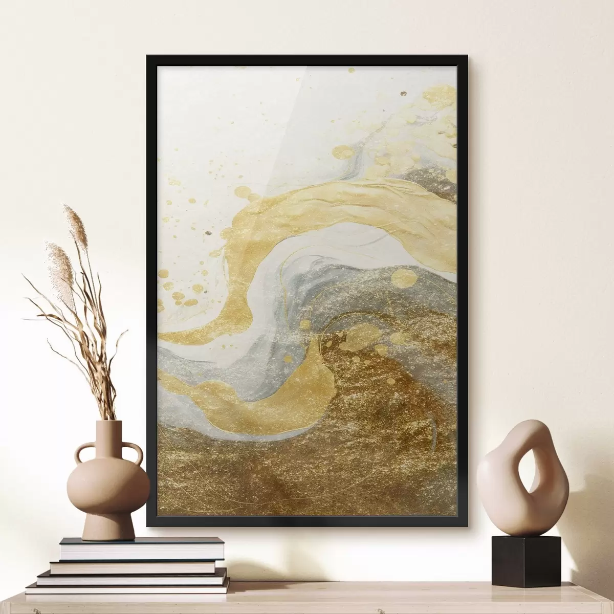 Plakatas Abstraktūs akvarelės purslai f44002