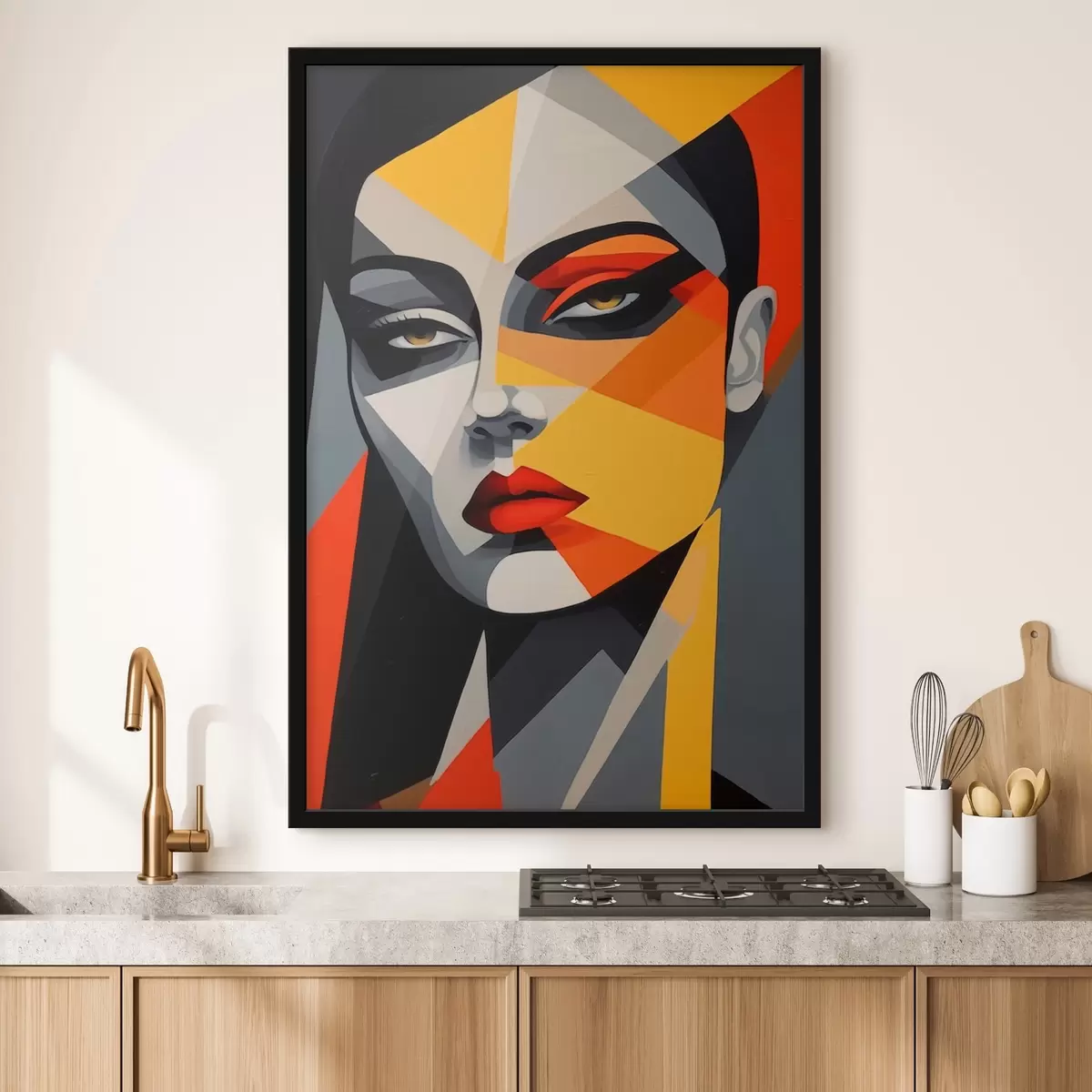 Plakatas Abstraktus veidas f44111