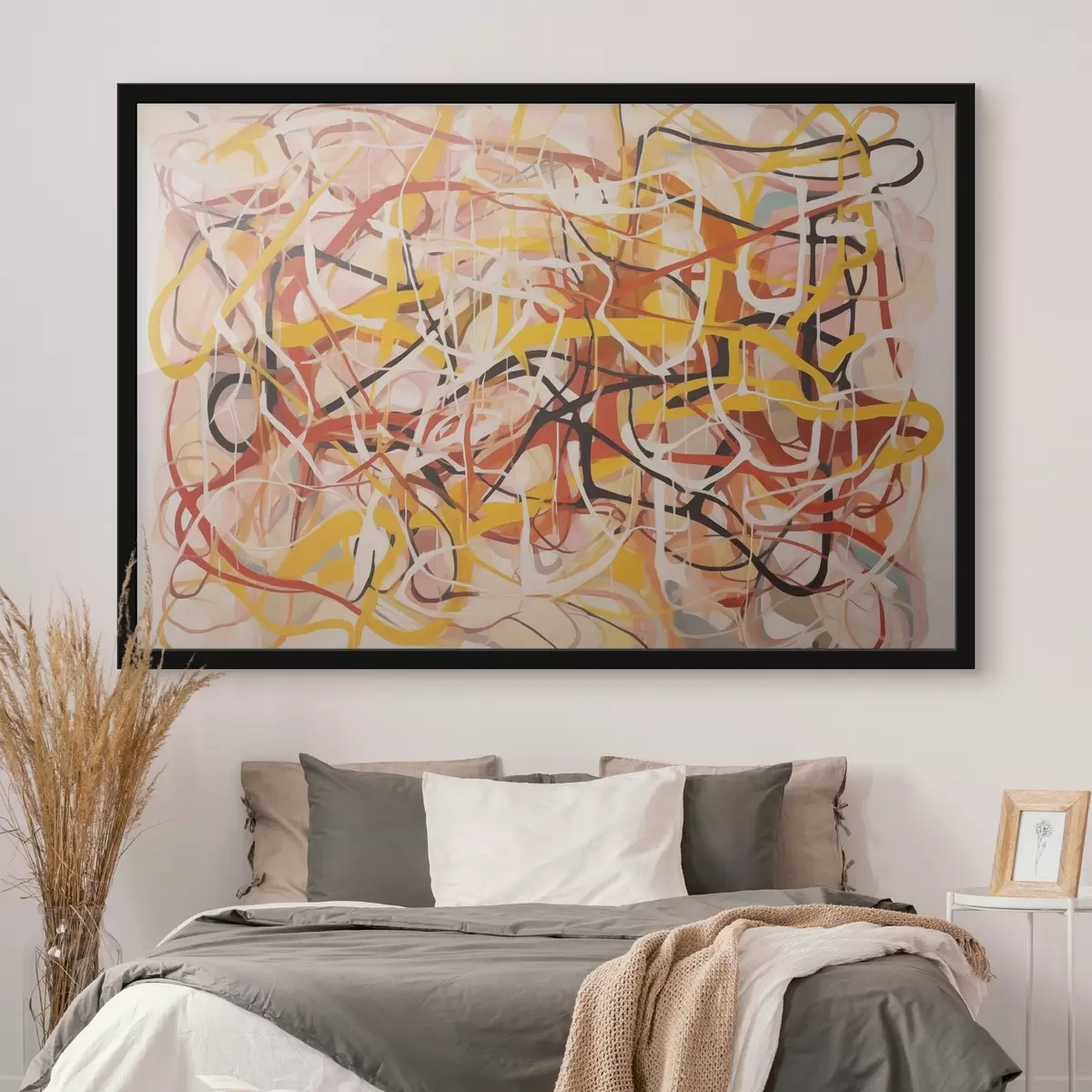 Plakatas Susipynusios linijos f44131