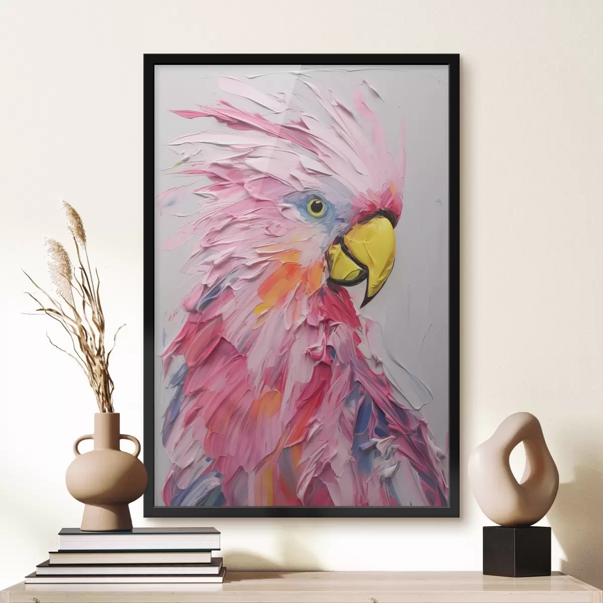 Plakatas Kakadu imitacijos tapyba f44132