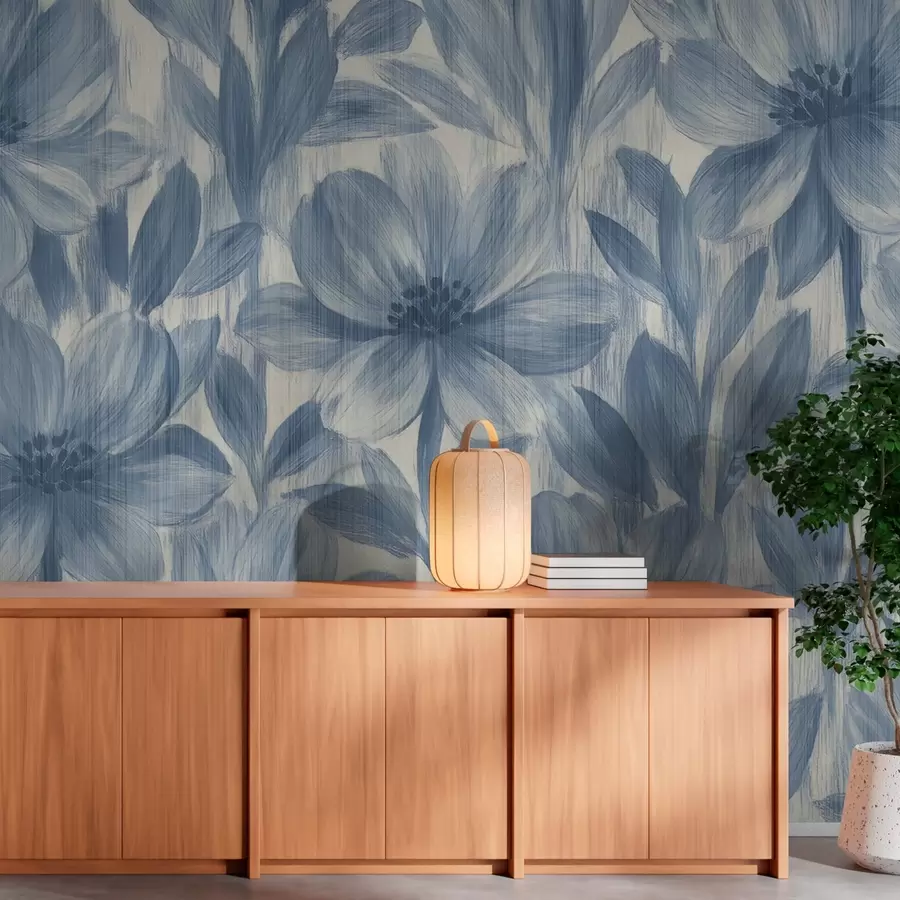 Fototapetai Stilingos akvarelinės gėlės w03821