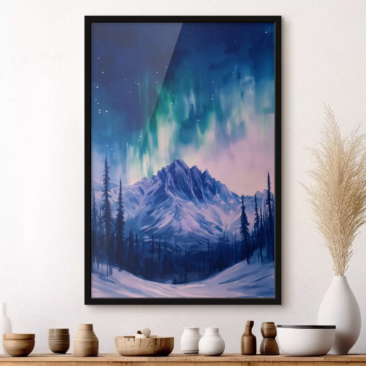 Plakatas Elegantiški teptuko potėpiai f44172