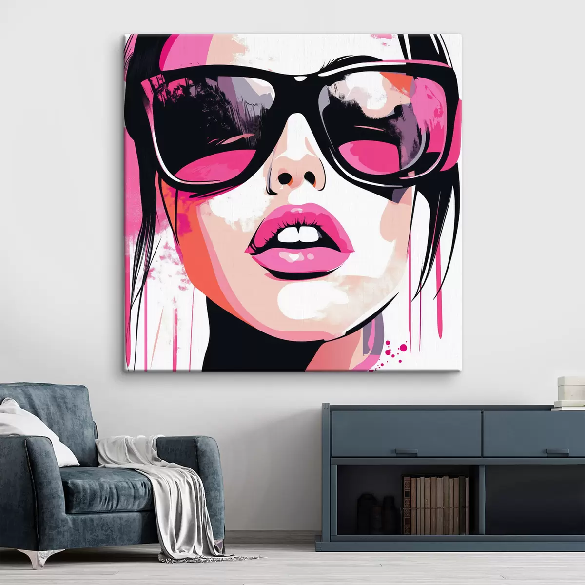 Paveikslėlis Mergaitės su akiniais portretas s44219