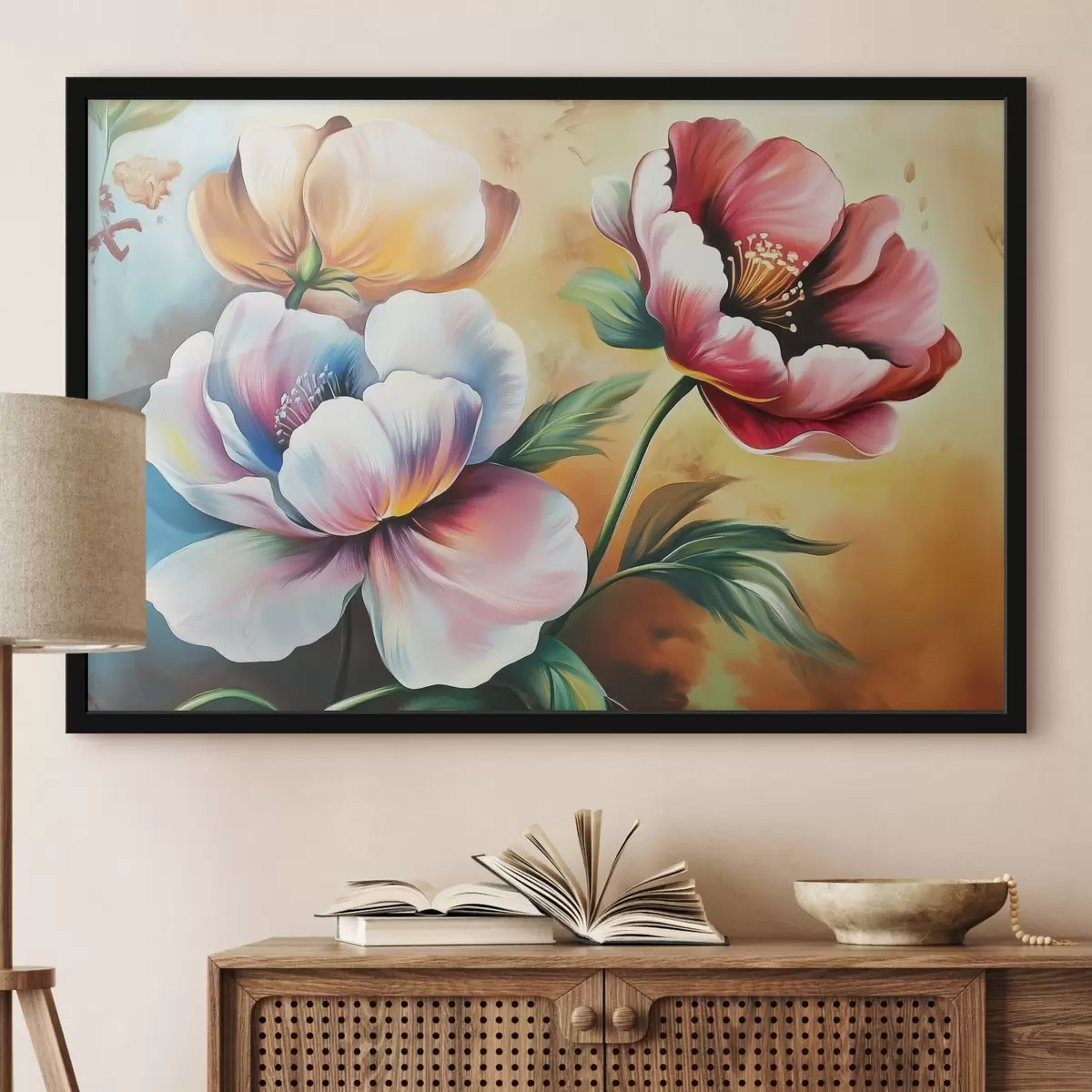 Plakatas Didelės gėlės f44213