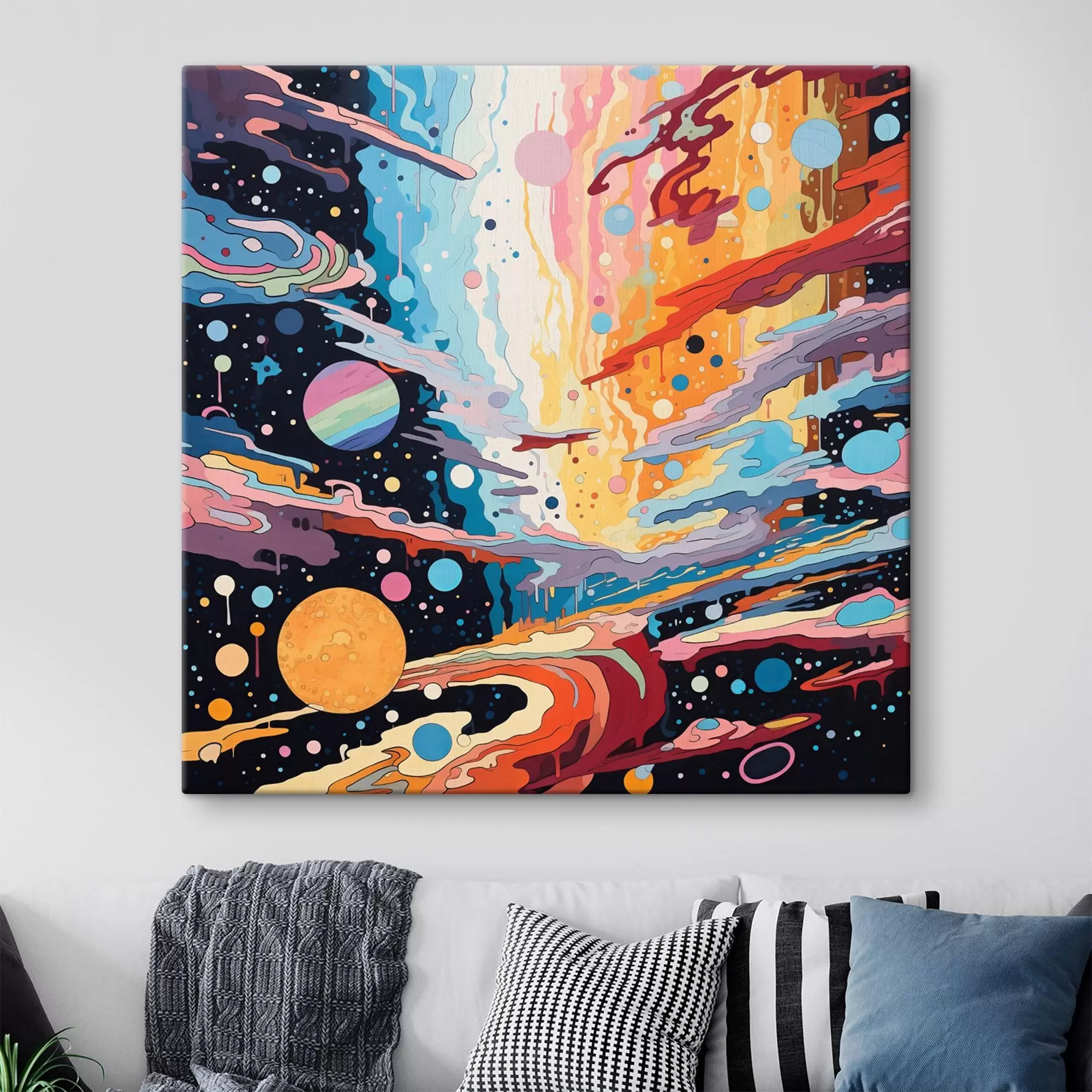 Paveikslėlis Abstrakčiosios tapybos stiliumi judanti visata s44238